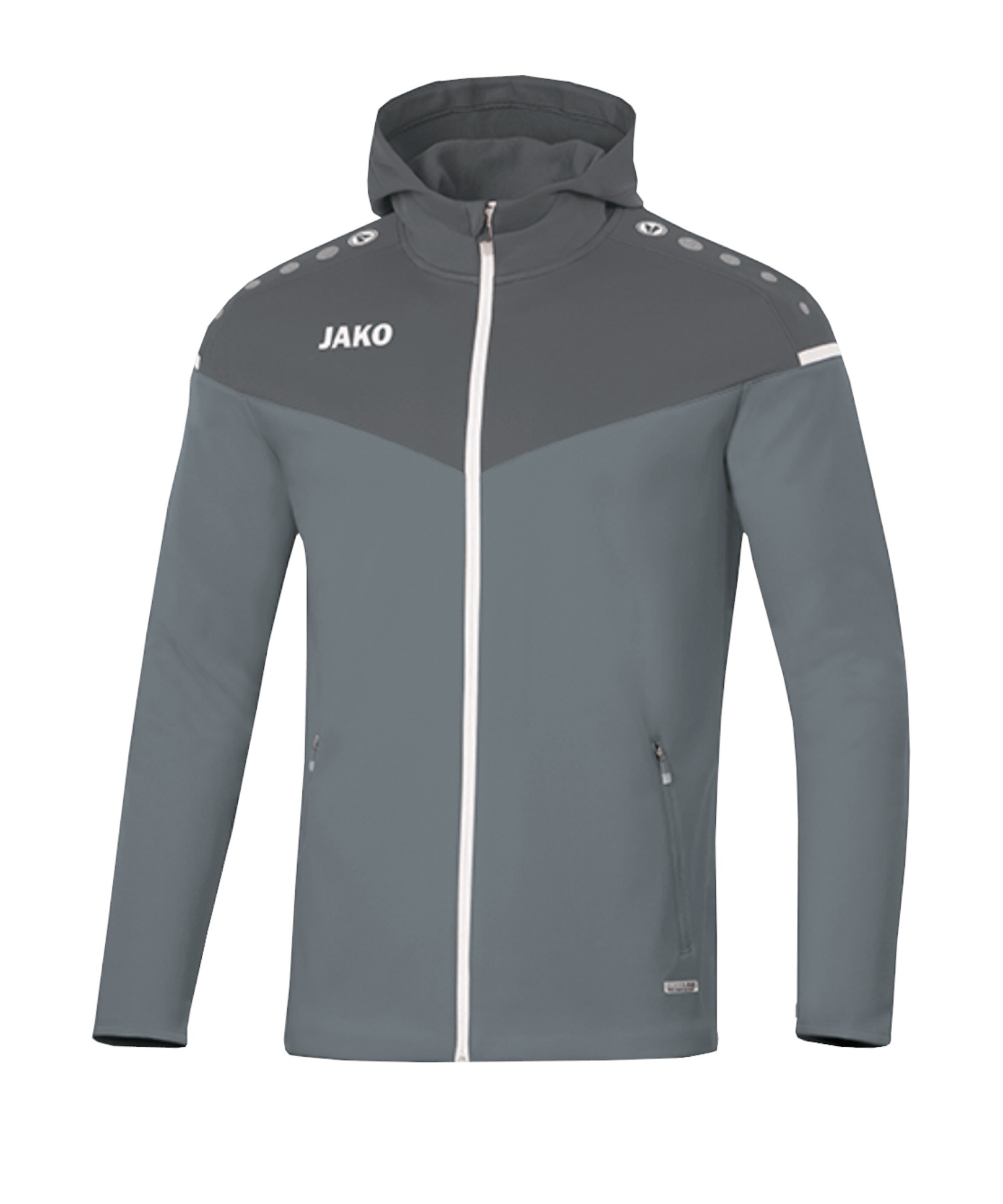 JAKO Sportjacke in Grau: Vorderseite
