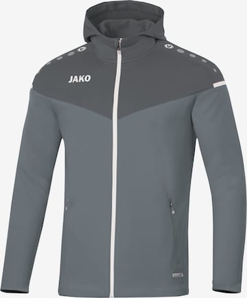 JAKO Sportjacke in Grau: Vorderseite