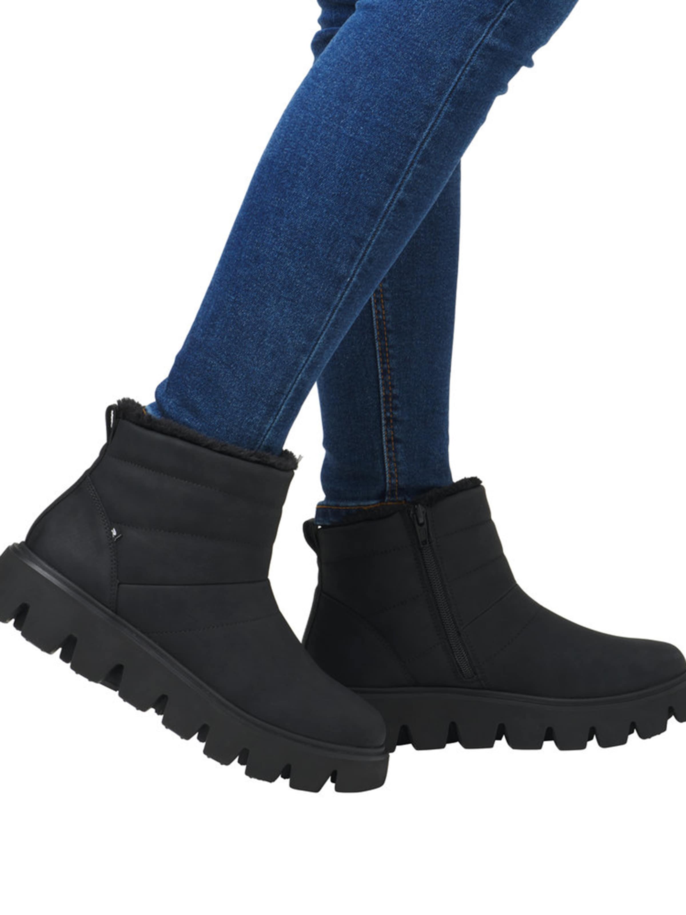 Rieker Sport Boots in Black