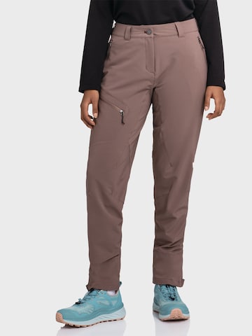 Schöffel Regular Outdoorbroek 'Cascata' in Lila: voorkant