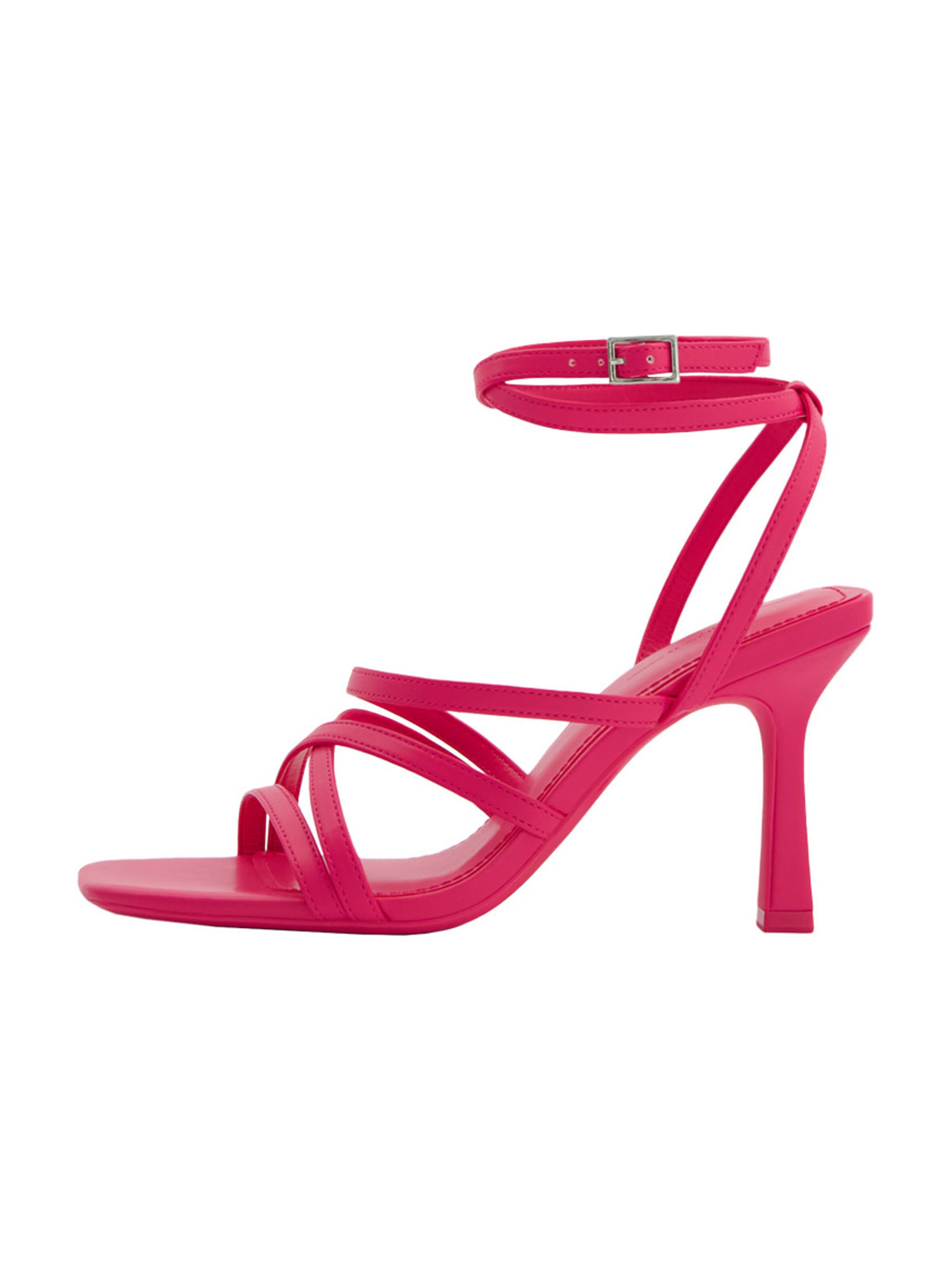 Sandales à lanières Bershka en rose