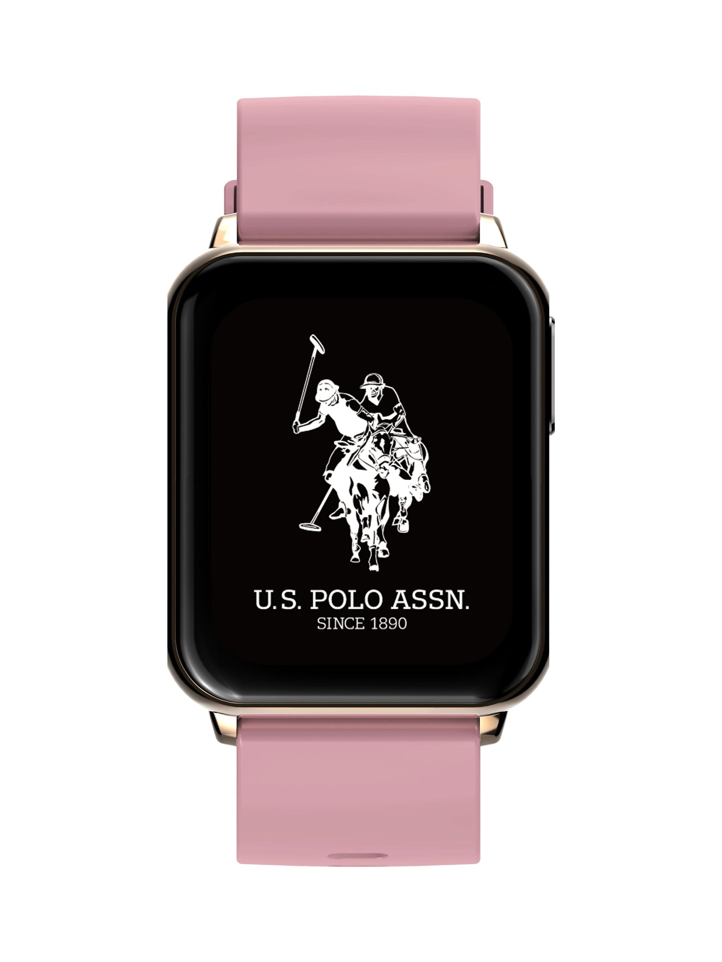 Montre digitale 'Atlas' U.S. POLO ASSN. en rose : devant