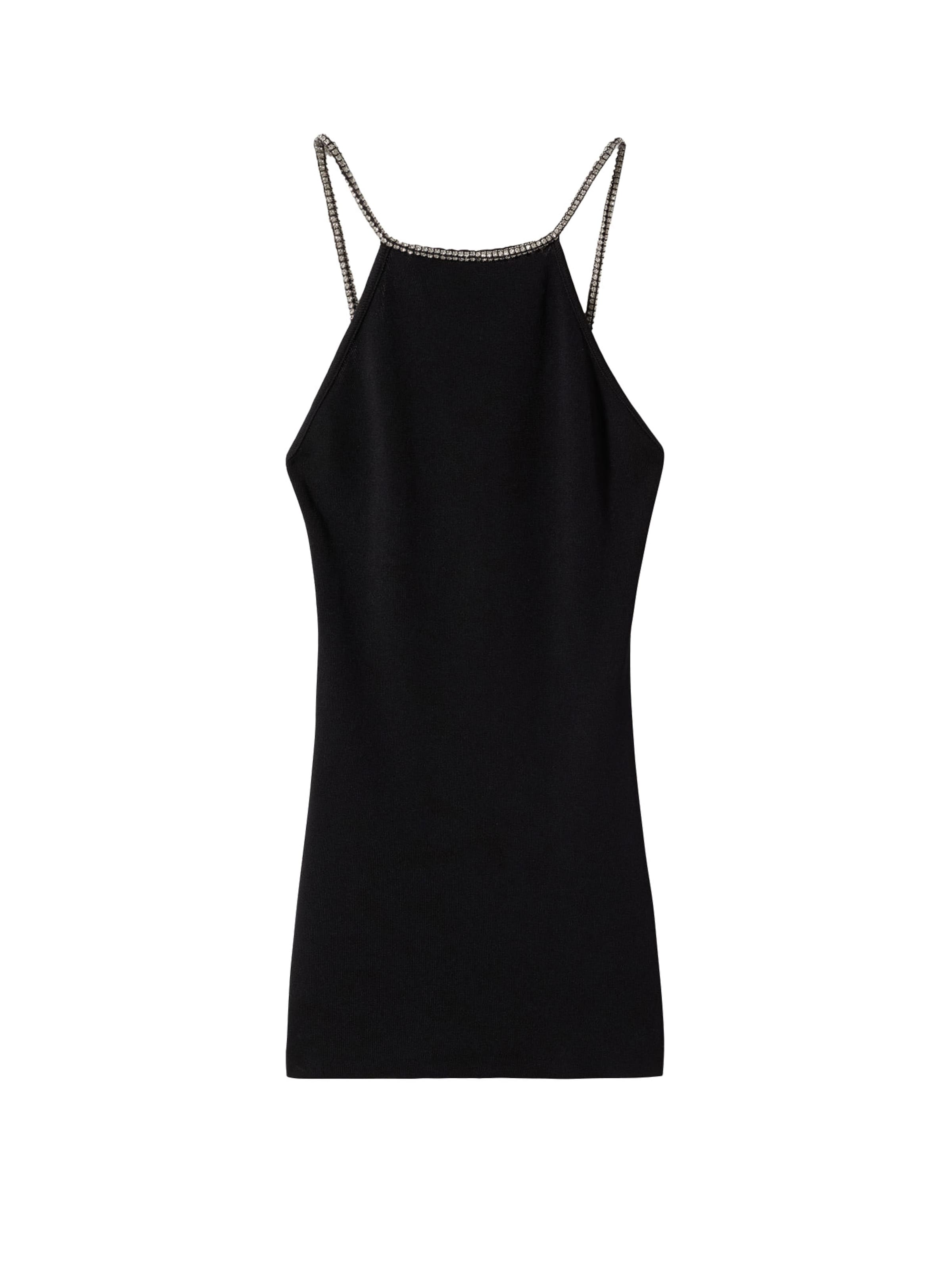 MANGO Dress 'Disco' in Black: front
