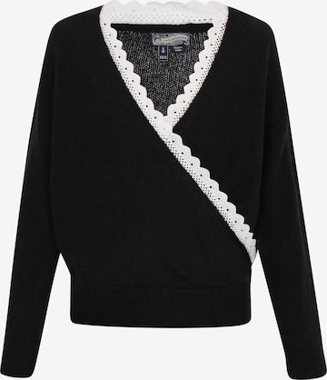 Pulover de la DreiMaster Vintage pe negru: față