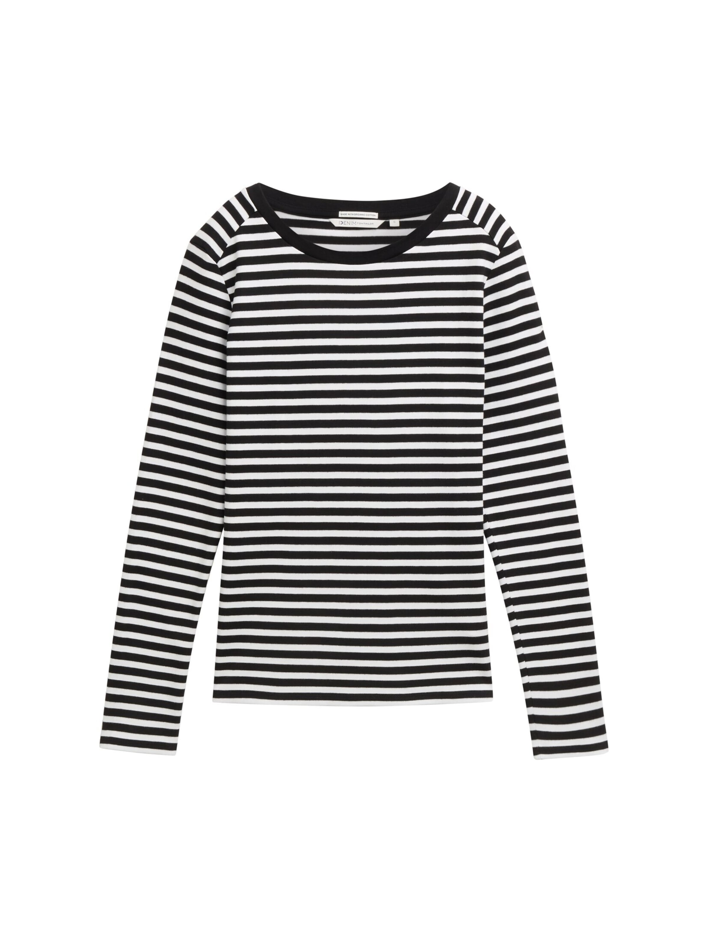 TOM TAILOR DENIM Shirt in Schwarz: Vorderseite