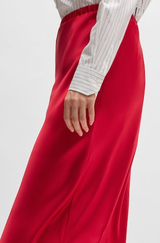 HUGO Skirt 'Remna-1' in Red
