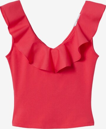 MANGO Top in Pink: front