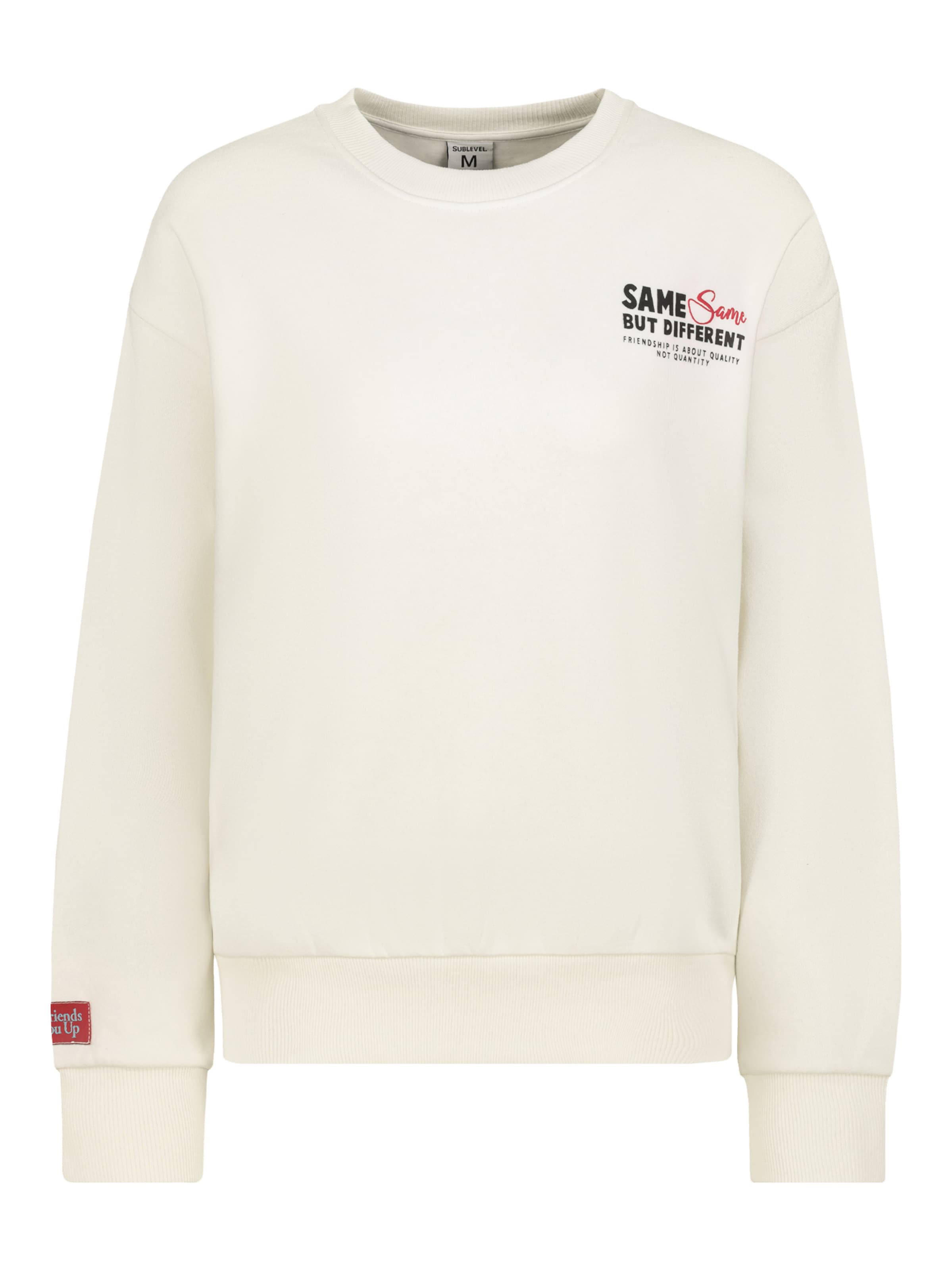 Sublevel Sweatshirt in Beige: Vorderseite