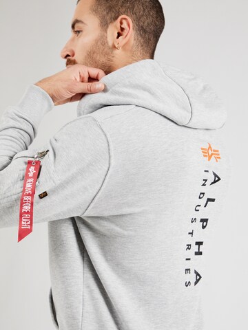 ALPHA INDUSTRIES Mikina - Sivá