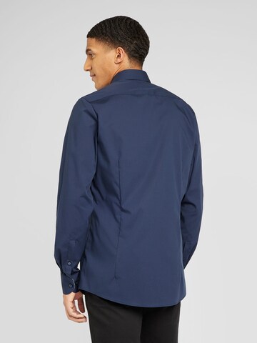 OLYMP Slim fit Overhemd in Blauw