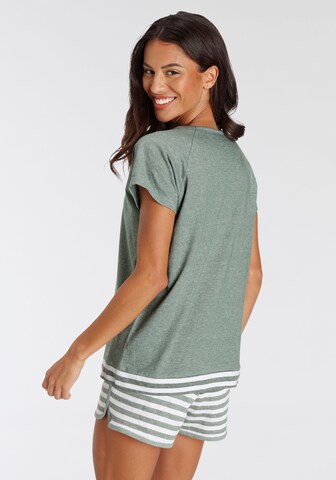 VIVANCE Short Pajama Set 'Dreams' in Green
