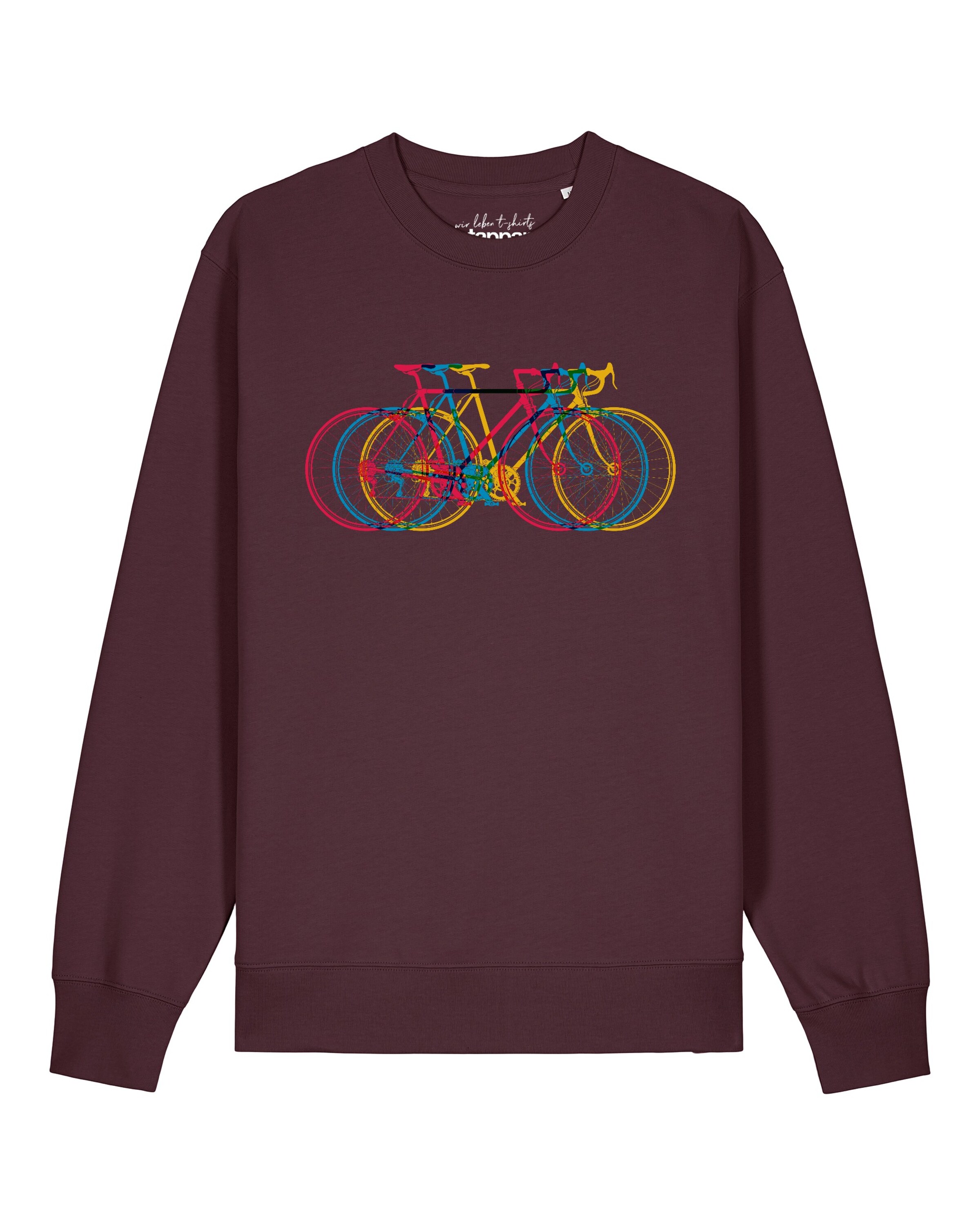 Sweat-shirt Watapparel en rouge : devant