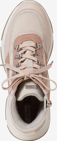 s.Oliver High-Top Sneakers in Pink