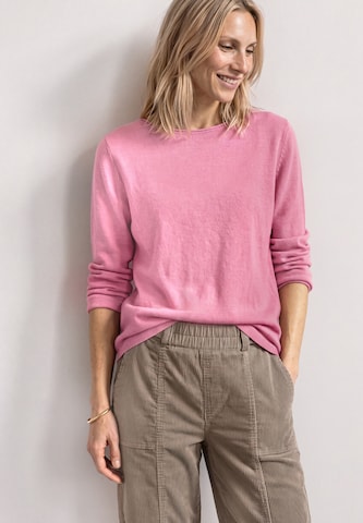 STREET ONE Sweater in Pink: front