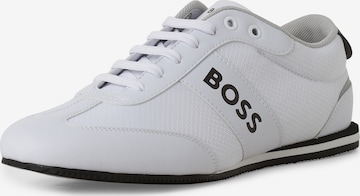 BOSS Orange Sneakers laag 'Ligter' in Wit: voorkant