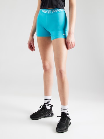 NIKE Skinny Sportbroek 'Pro 365' in Groen: voorkant