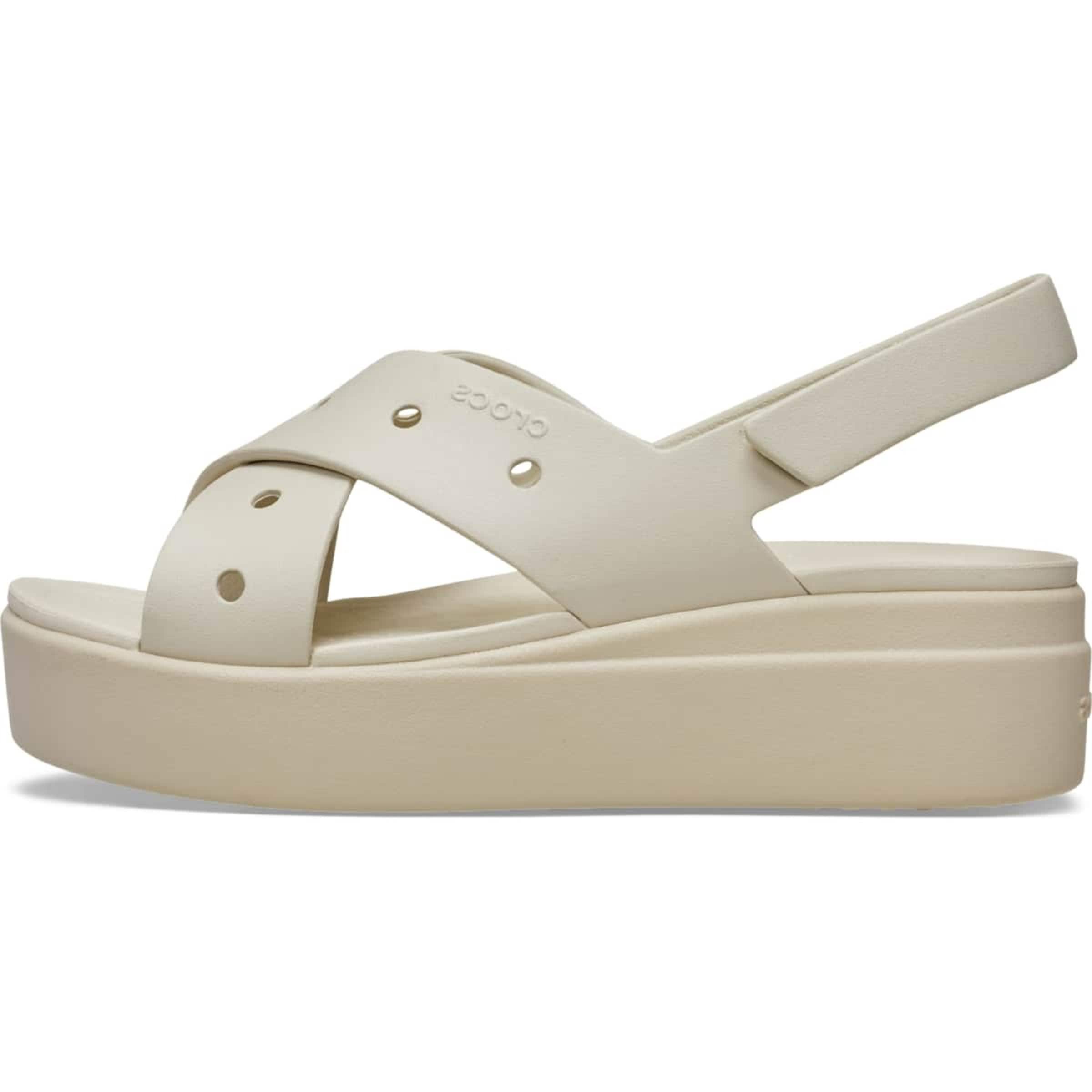 Crocs Σαμπό 'Brooklyn 4U' σε μπεζ: μπροστά