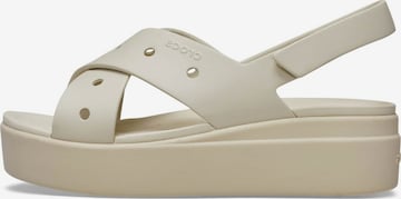 Crocs Puukengät & Crocks-jalkineet 'Brooklyn 4U' värissä beige: etupuoli