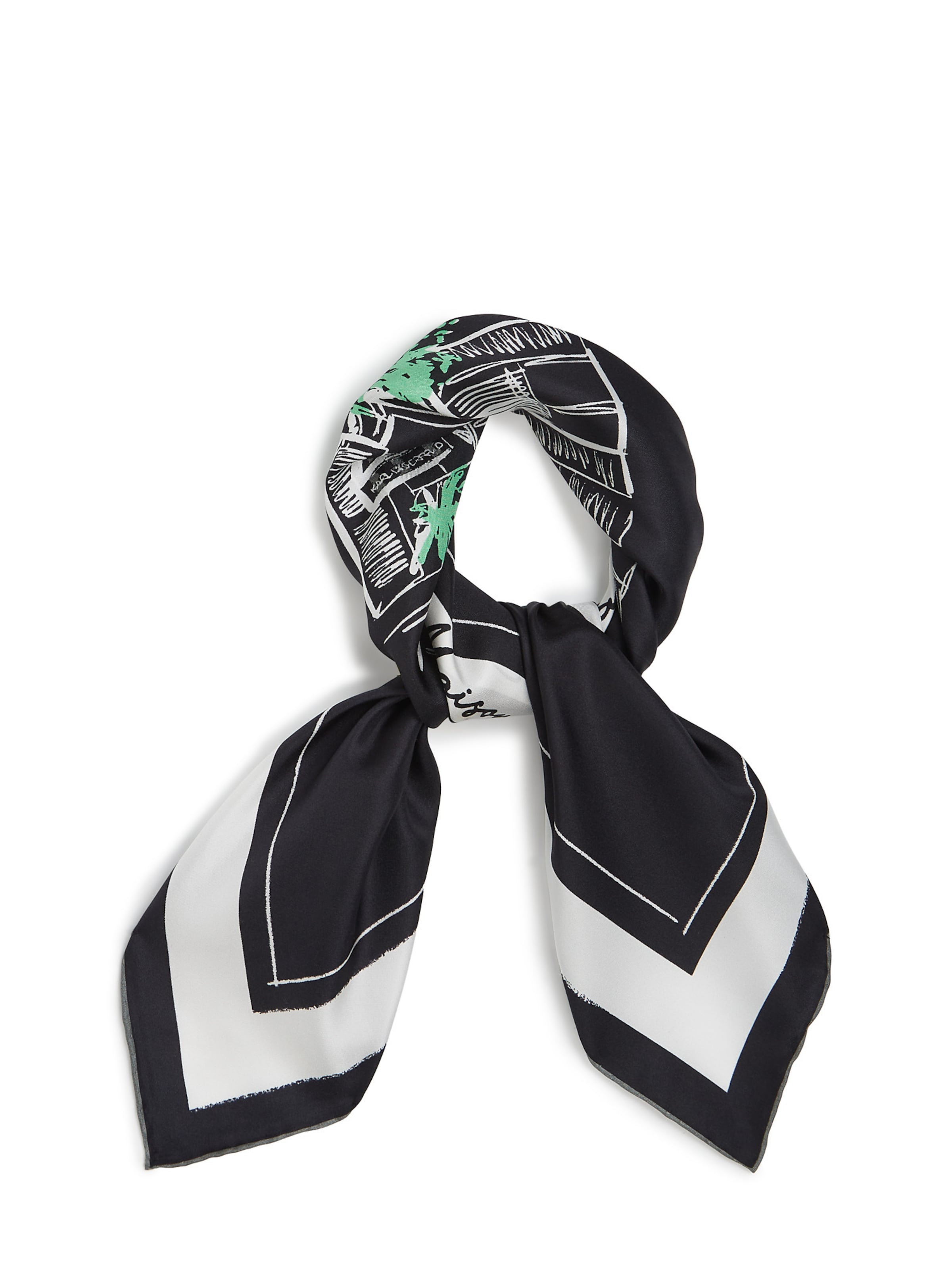 Batistă 'Maison de Karl' de la Karl Lagerfeld pe negru