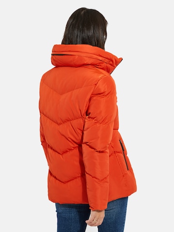 Threadbare Winter Jacket 'Pencil' in Orange