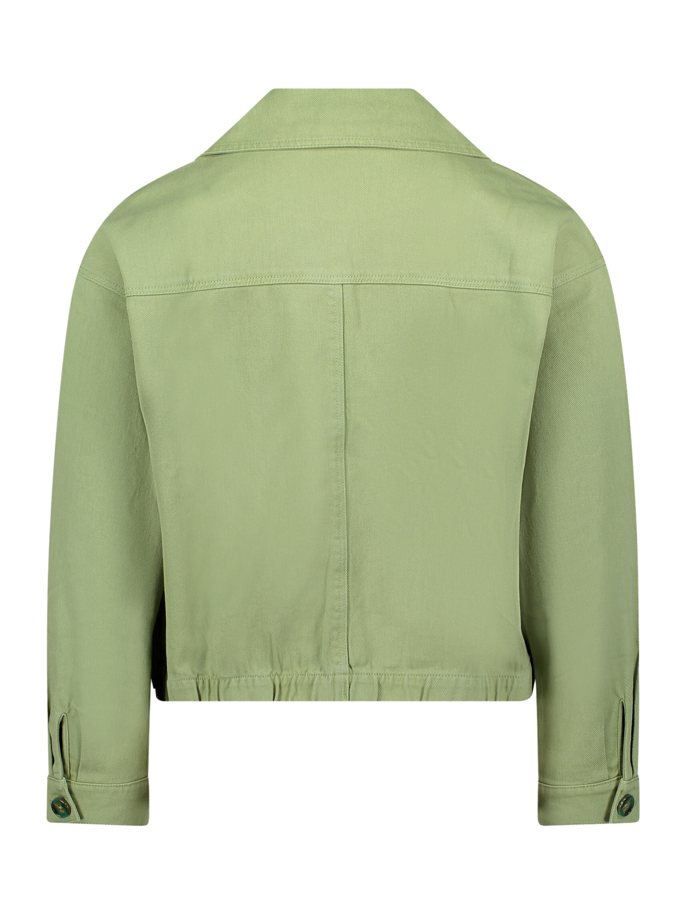 Cartoon Casual-Jacke mit Reverskragen in Grün