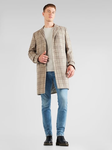 BOSS Between-seasons coat 'Hyde' in Beige