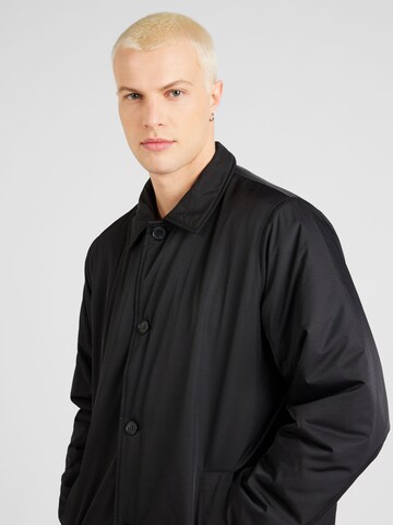 Wemoto Between-Seasons Coat in Black