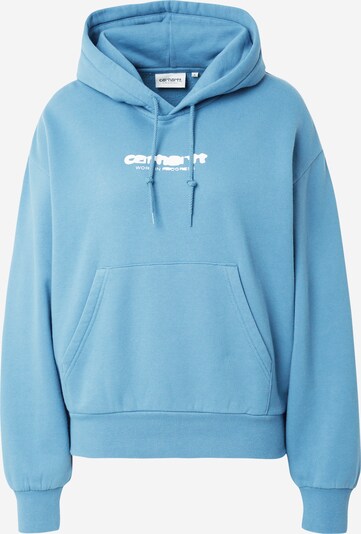 Carhartt WIP Sweatshirt em azul / branco, Vista do produto