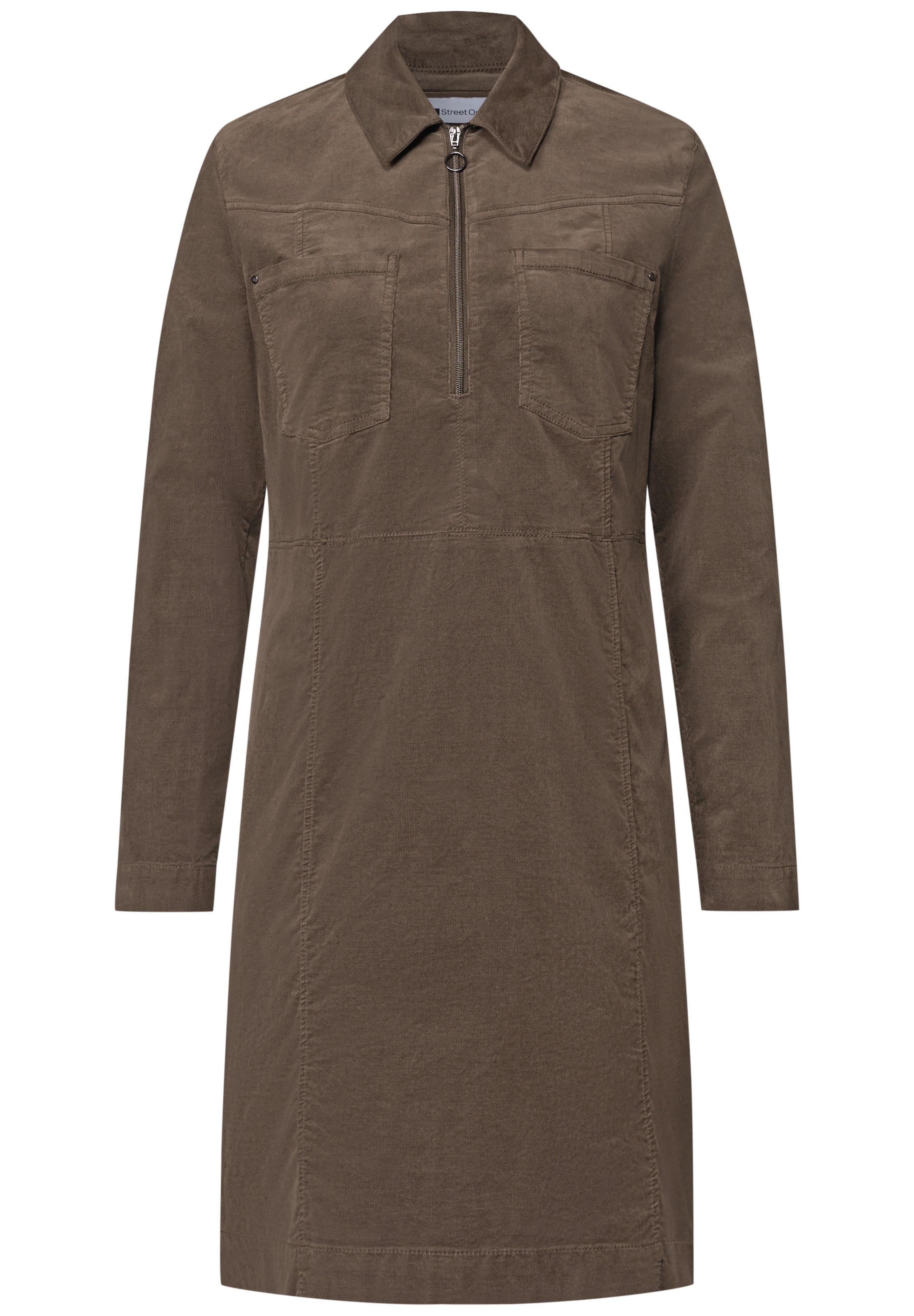 STREET ONE Kleid in 34 in mokka, Produktansicht