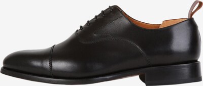 Pantofi cu șireturi Scalpers pe negru, Vizualizare produs