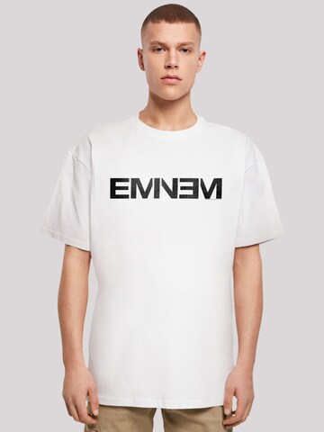 T-Shirt 'Eminem' F4NT4STIC en blanc : devant