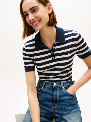 TOMMY HILFIGER Pullover in Blau