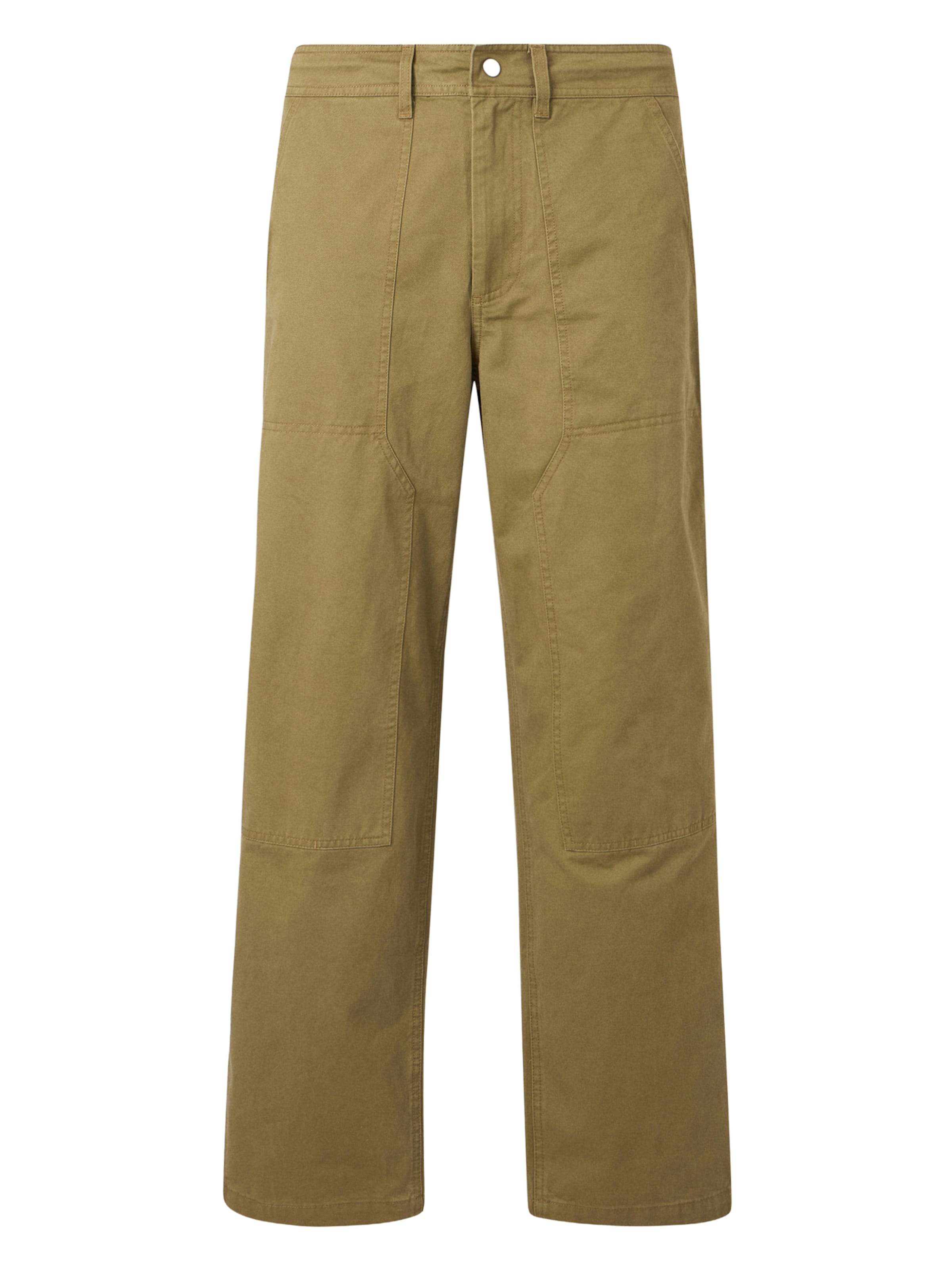CONVERSE Loose fit Trousers 'HARBOR' in Green: front