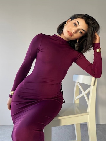 WOMAN VISION Společenské šaty – fialová