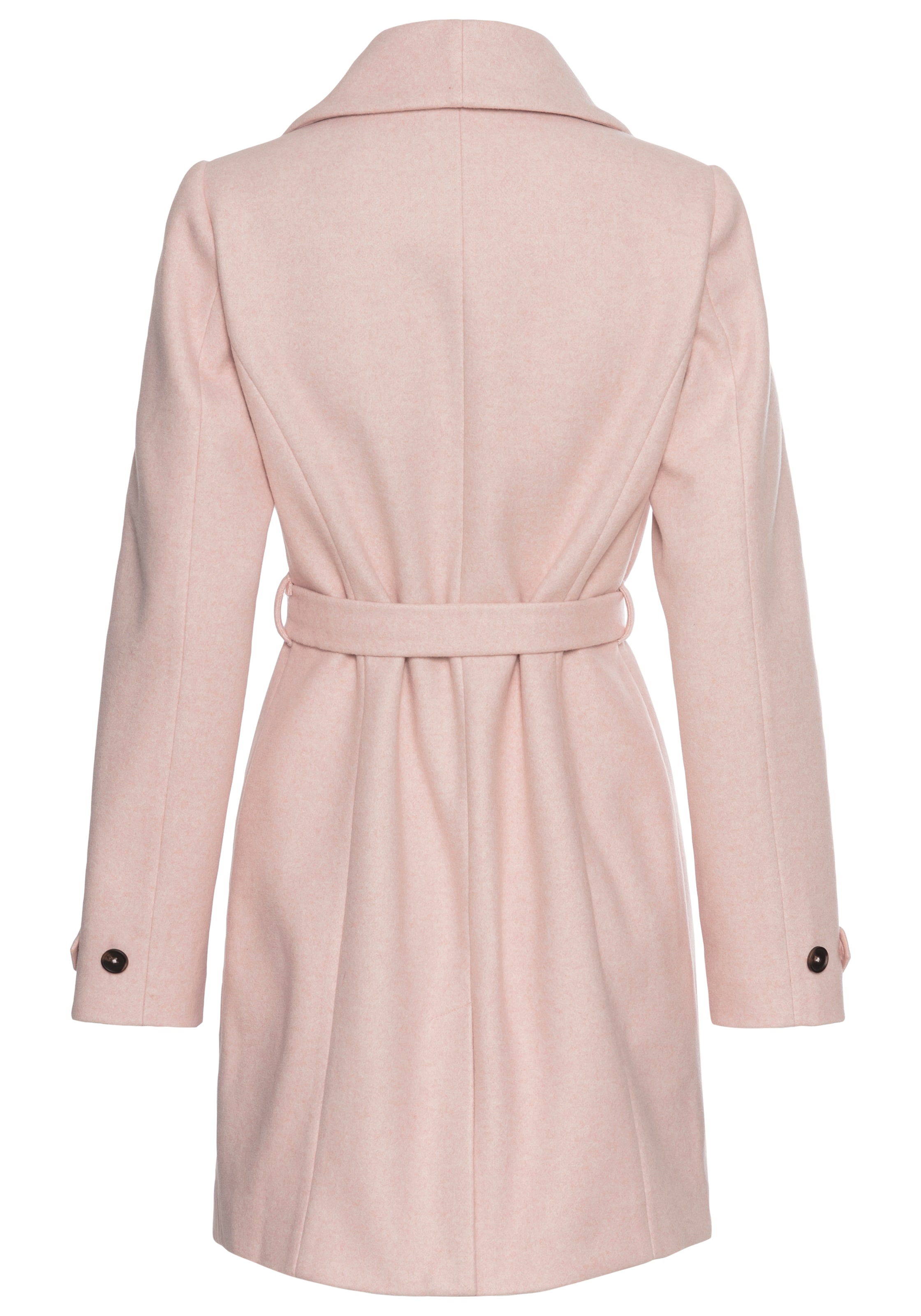 LAURA SCOTT Between-Seasons Coat in Pink