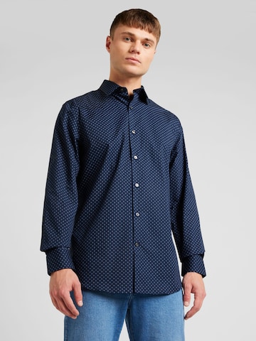 Banana Republic Regular fit Button Up Shirt in Blue: front