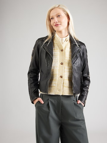 Veste mi-saison 'Coraschon' Mauritius en noir : devant