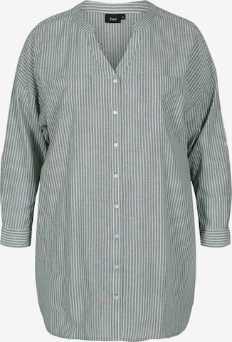 Zizzi Blouse 'CAALMA' in Blue: front