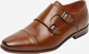 Van Lier Lace-Up Shoes ' Schoenen Rhodes ' in Brown: front