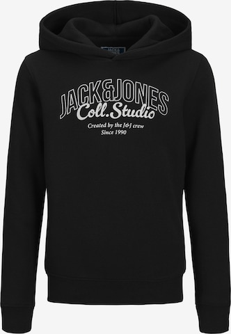 Jack & Jones Junior Sweatshirt 'Makoto' in Schwarz: Vorderseite