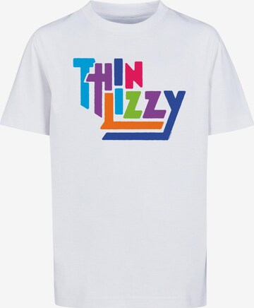 Merchcode T-Shirt 'Thin Lizzy' in Weiß: predná strana