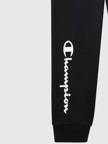 Champion Authentic Athletic Apparel Дънки Tapered Leg Панталон в черно