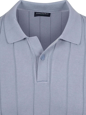 Suitable Shirt 'Drop Needle' in Blauw