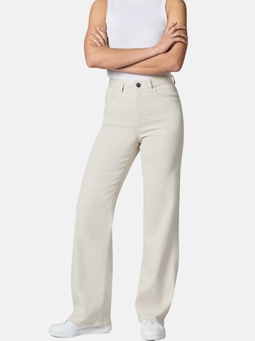 Wide Leg Jean 'Cyrele' Peak Time en gris : devant