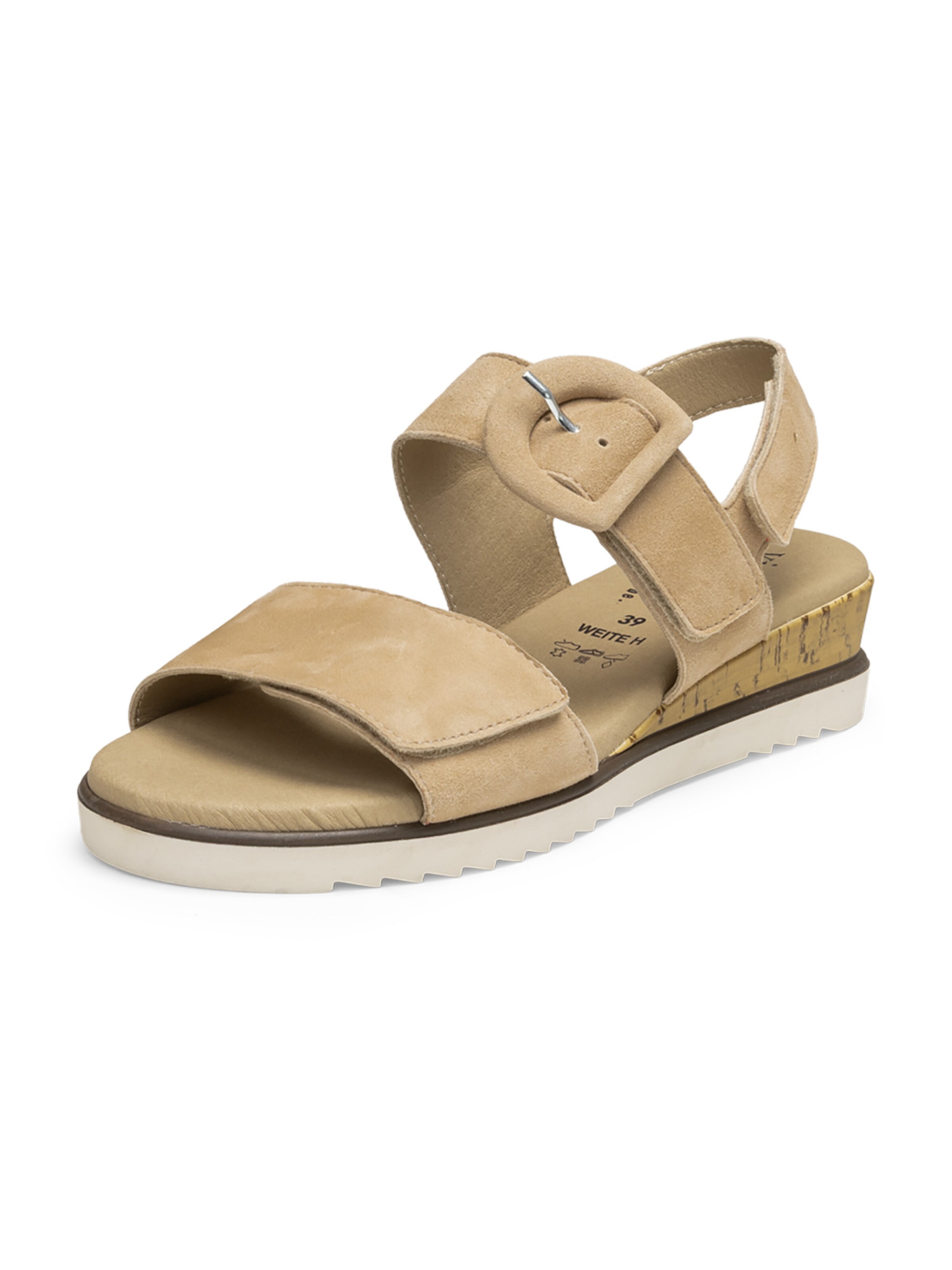 Sandalo con cinturino di VITAFORM in grigio: frontale