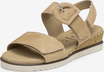 Sandalo con cinturino di VITAFORM in grigio: frontale