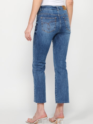 KOROSHI Flared Jeans in Blau