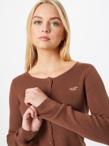 HOLLISTER Knit Cardigan in Brown