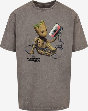 T-Shirt 'Guardians Of The Galaxy Vol2 - Groot Tape' ABSOLUTE CULT en gris : devant