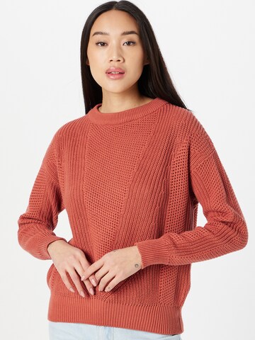 MELA Pullover  'SEEMA' in Braun: Vorderseite